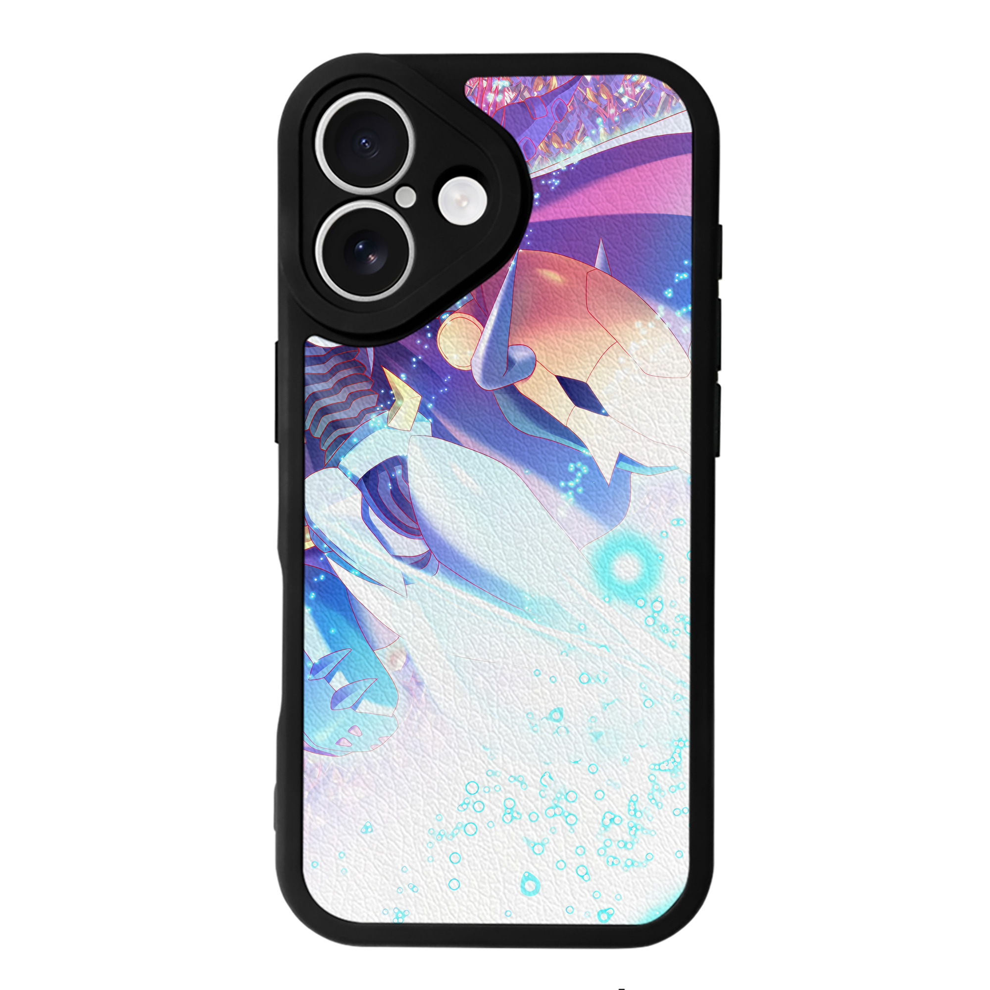 （画像用） Digimon デジタルモンスター/デジモン 【iPhone 16シリーズ対応】シリコンスマホケース（レザー調） 材質：シリコン